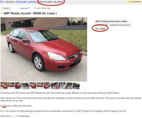 Save up to $123,837 on one of 133,545 used <b>cars</b> for sale in Saint <b>Louis</b>, MO. . St louis craigslist cars